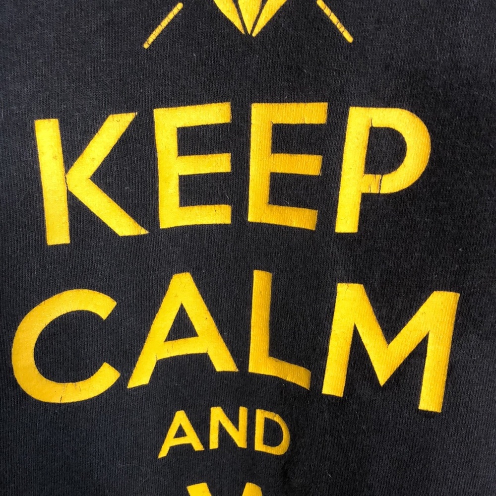Vintage Pawn Shop Tee Men’s Keep Calm Black T-Shirt XXL - Picture 4 of 7